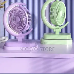 Portable Folding Half-Moon Curved Fan