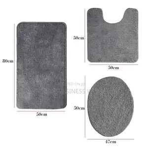 3 in 1 Toilet Mat. Thick and Quality