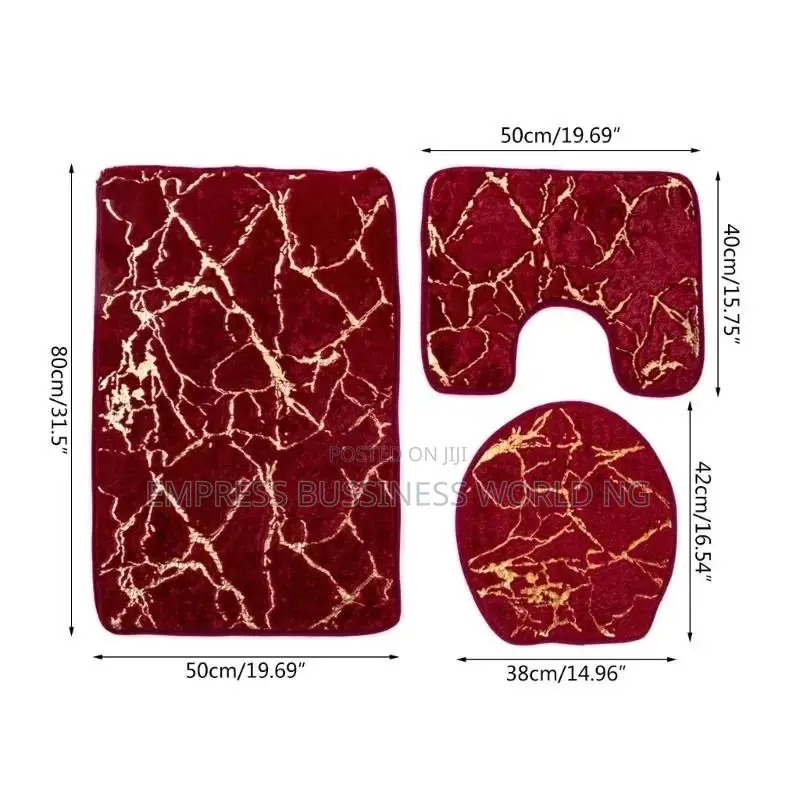 3 in 1 Toilet Mat. Thick and Quality