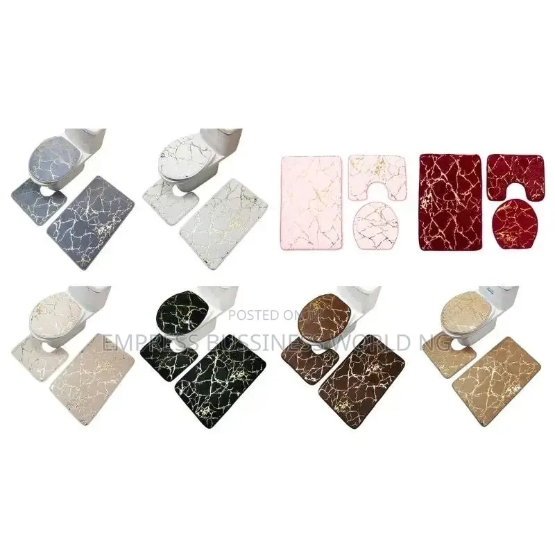 3 in 1 Toilet Mat. Thick and Quality