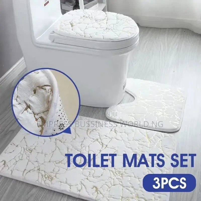 3 in 1 Toilet Mat. Thick and Quality