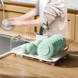 Beautiful Acrylic Transparent Dish Drainer