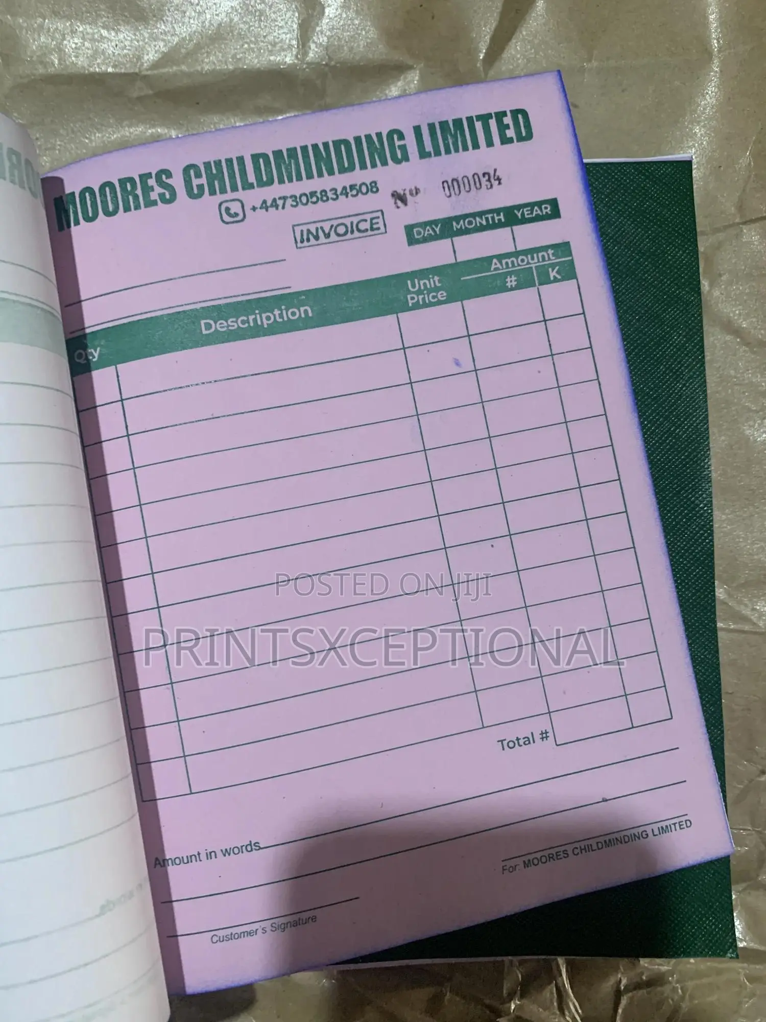 Invoice/ Receipt/ Waybill Printing