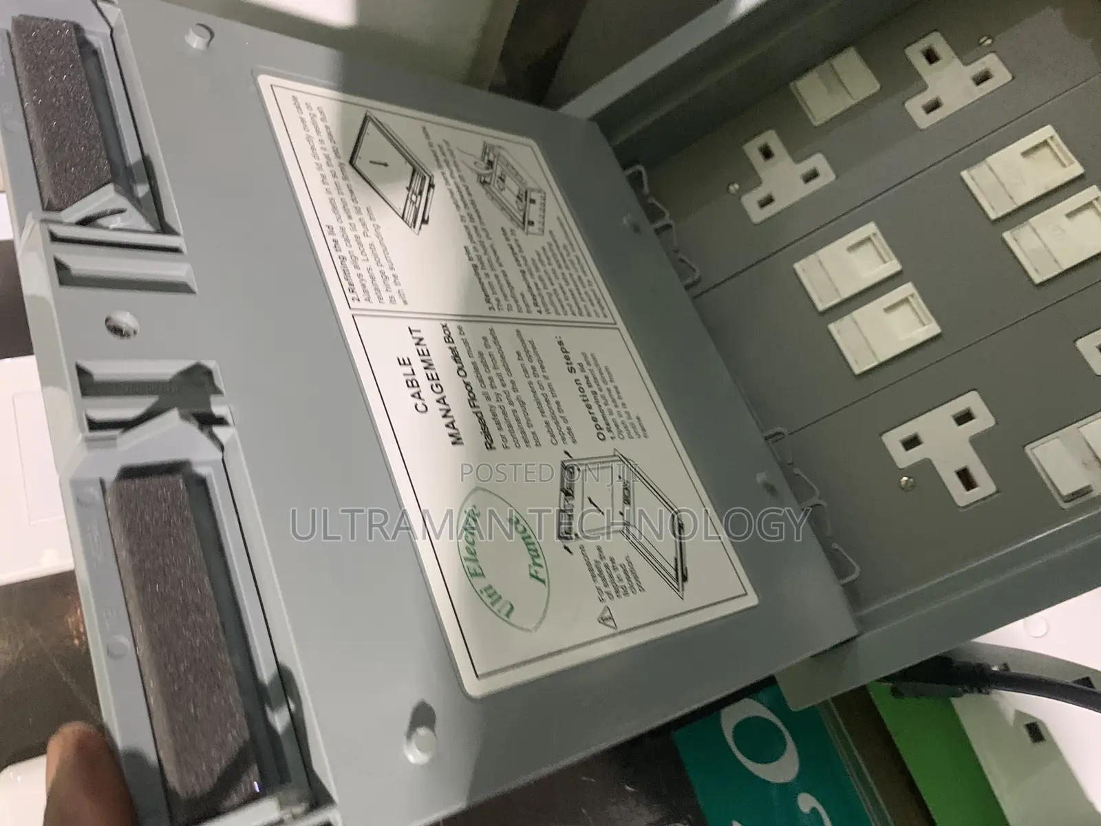 Raised Floor Outlet Box