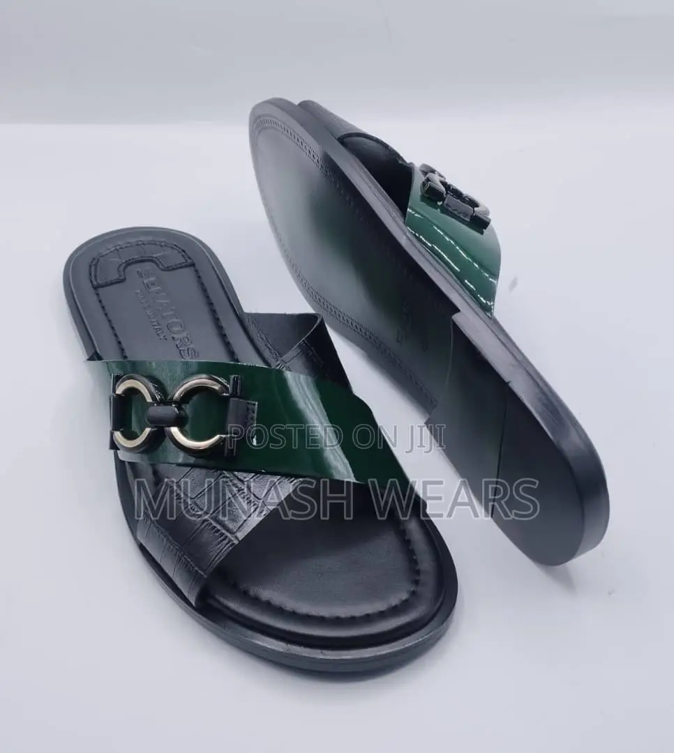 Italian Leather Slipers