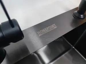 (Home Point)2in1(304) Black Stainless Sink Accessories