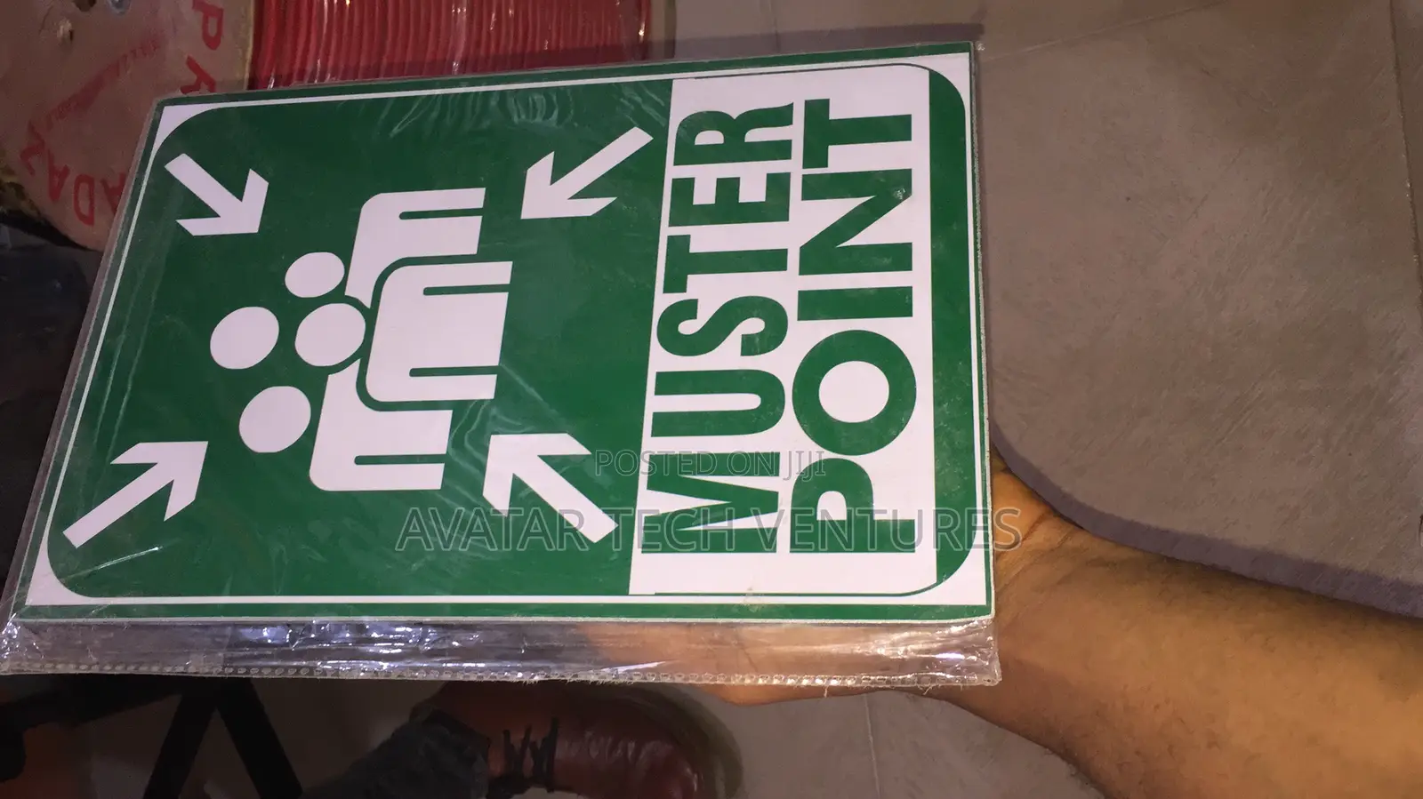 Muster Point Sign