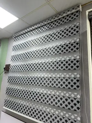 Neatly Patterned Window Blinds