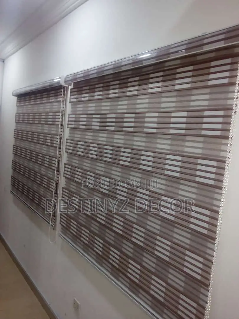 Neatly Patterned Window Blinds