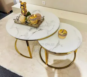 Quality Marble Top 2 in 1 Centre Table.