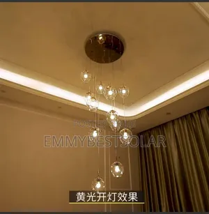 Transparent Glass Dropping Light