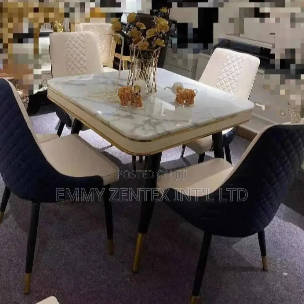 Marble Dining Table by 4 Seater