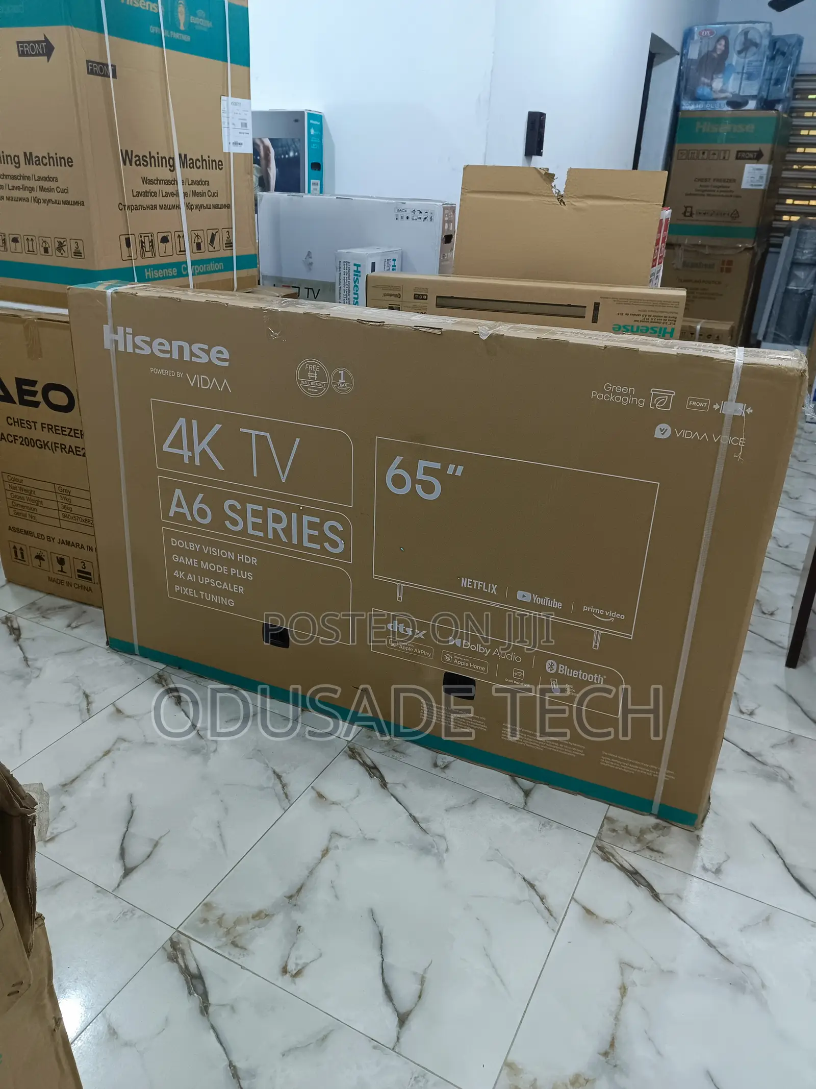 Durable Hisense 65" A6 Series