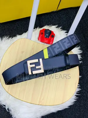 Original Leather Fendi Belt