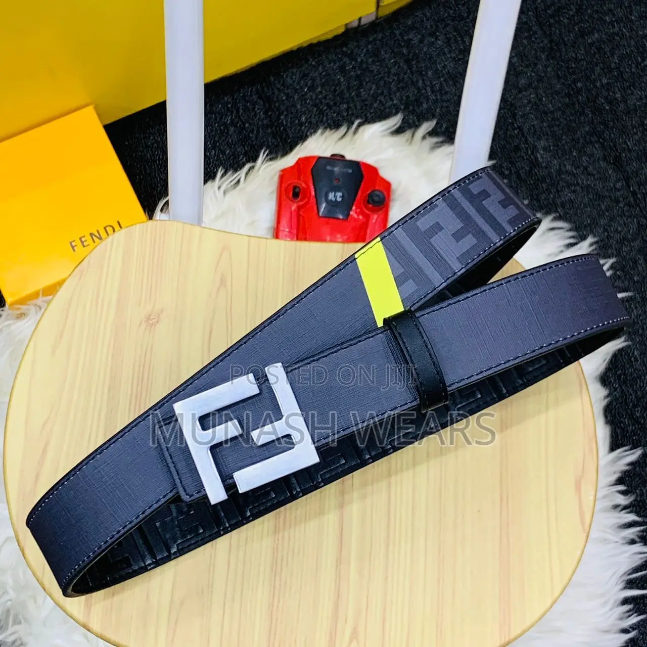 Original Leather Fendi Belt