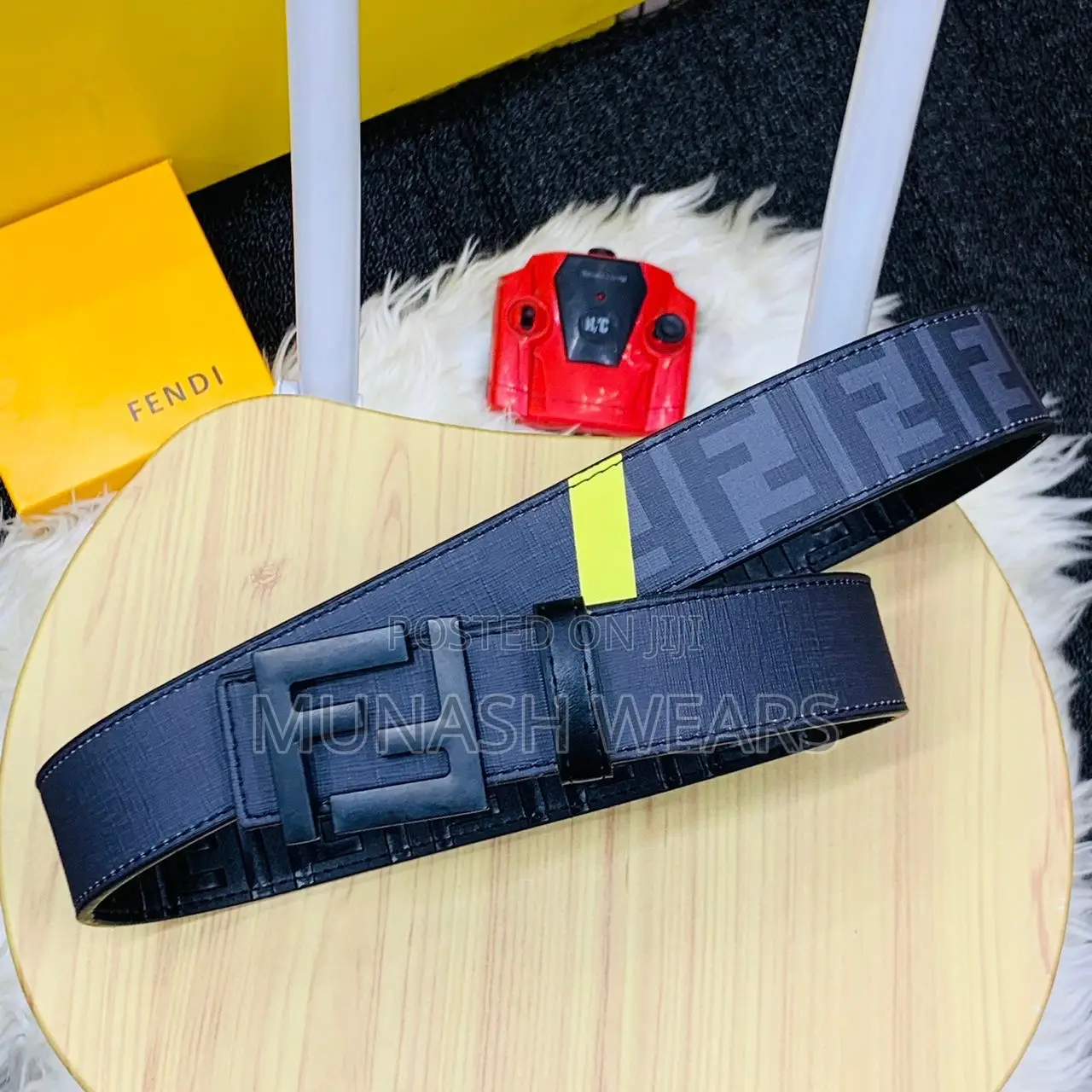 Original Leather Fendi Belt