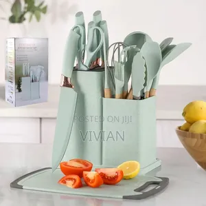 Silicone Kitchenware Set With Chopping Board