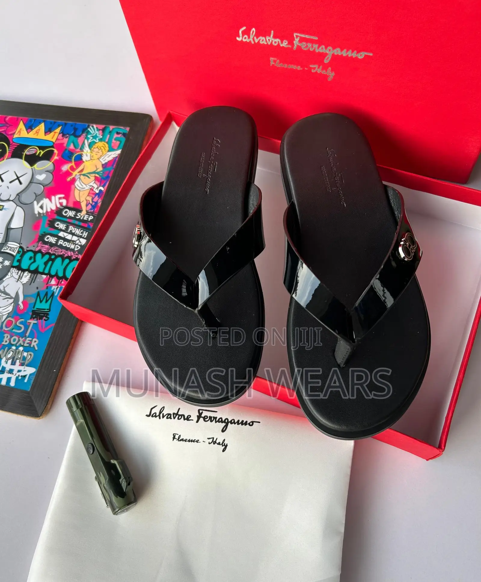 Louis Vuitton Leather Slipers