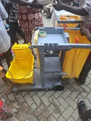 Four-Wheel Multi Purpose Cleaning Trolley