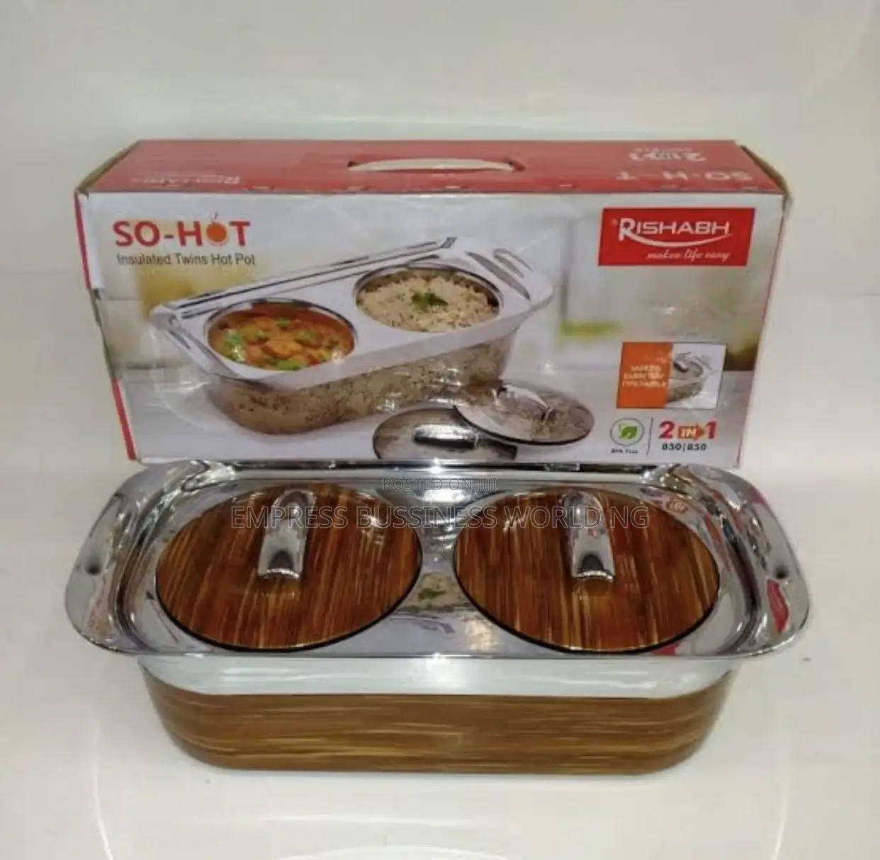 So Hot Twin Insulated Dish-850ml/850ml
