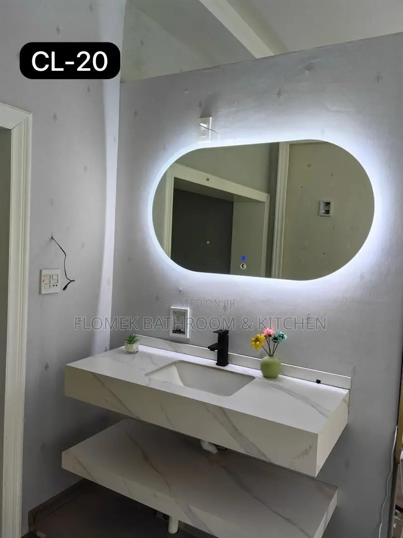Horizontal 120 By 70cm Led Mirror