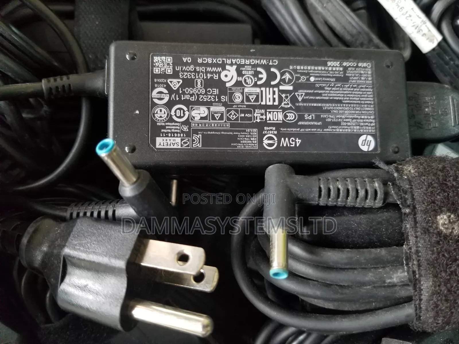 HP Charger Blue Mouth