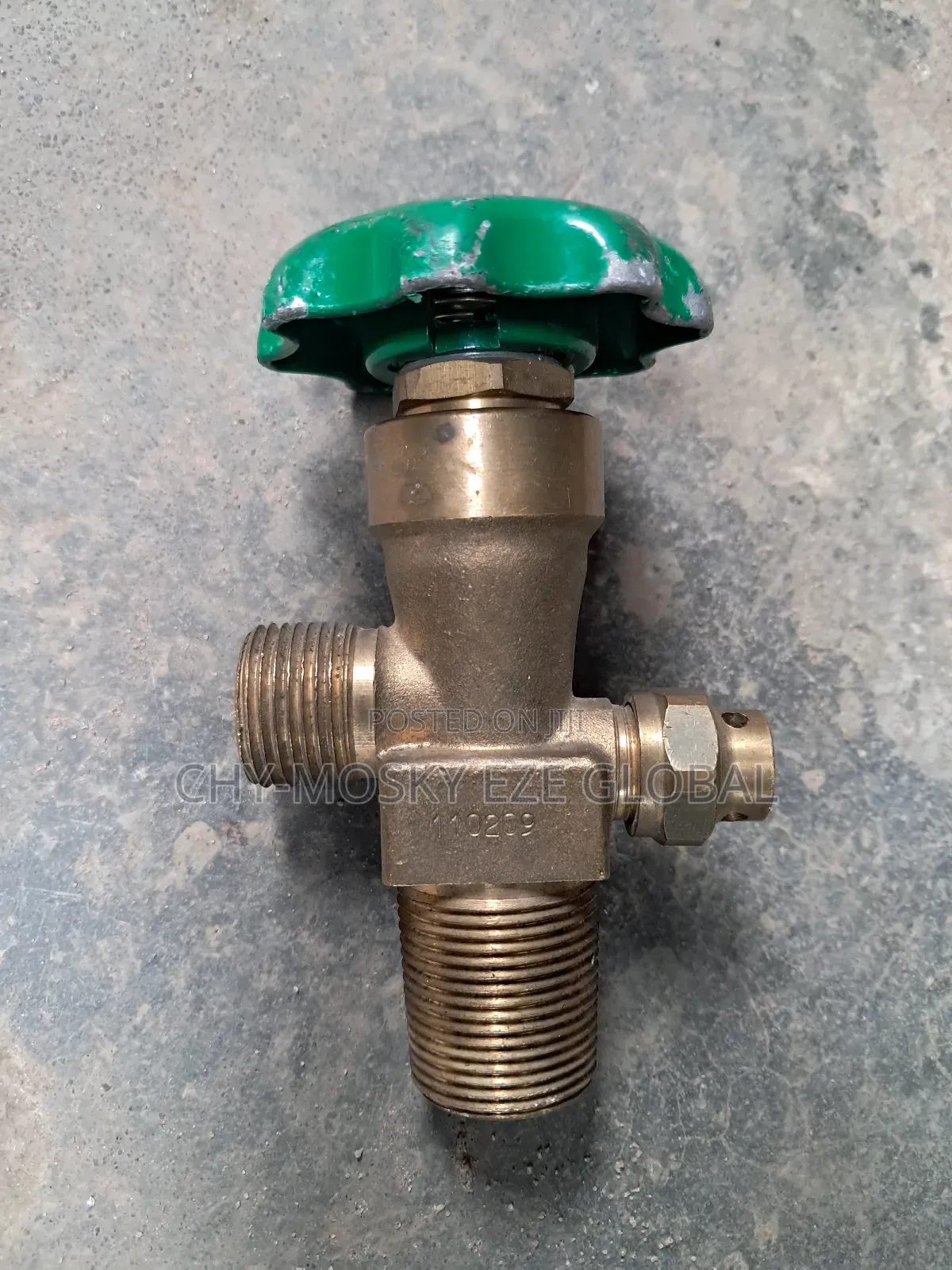 Oxygen Gas Cylinder Valve