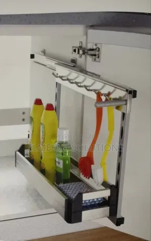 Kitchen Undersink Detergent Rack (Stainless)