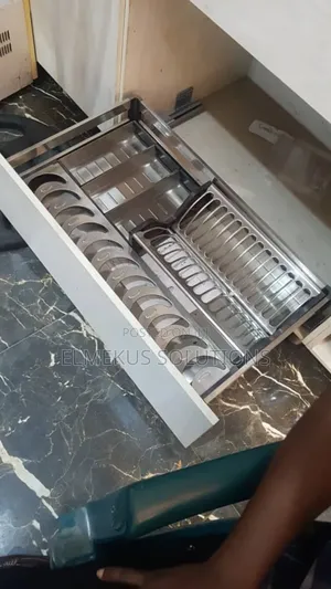 Drawer Plate Rack / Organiser (Stainless)