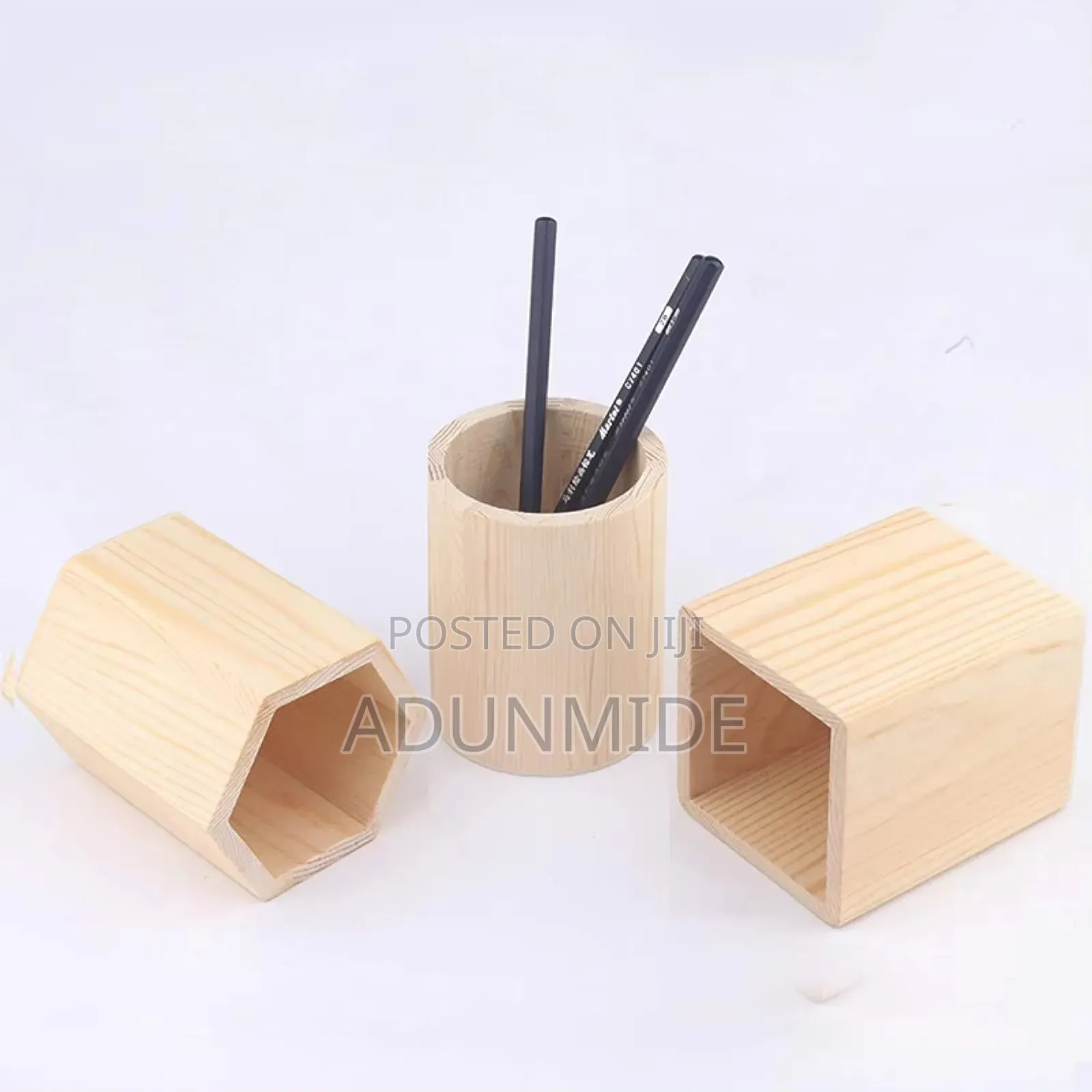 Bamboo Pen Holder Organizer