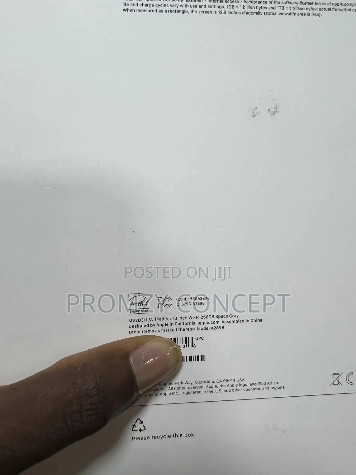 New Apple iPad Air 13 (2024) 256 GB Gray
