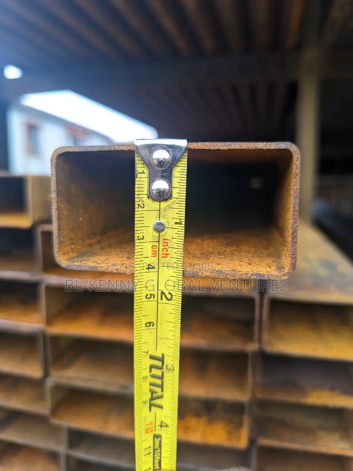 80x40x2mm Rectangular Pipe (Full 3 by 1 and Half)