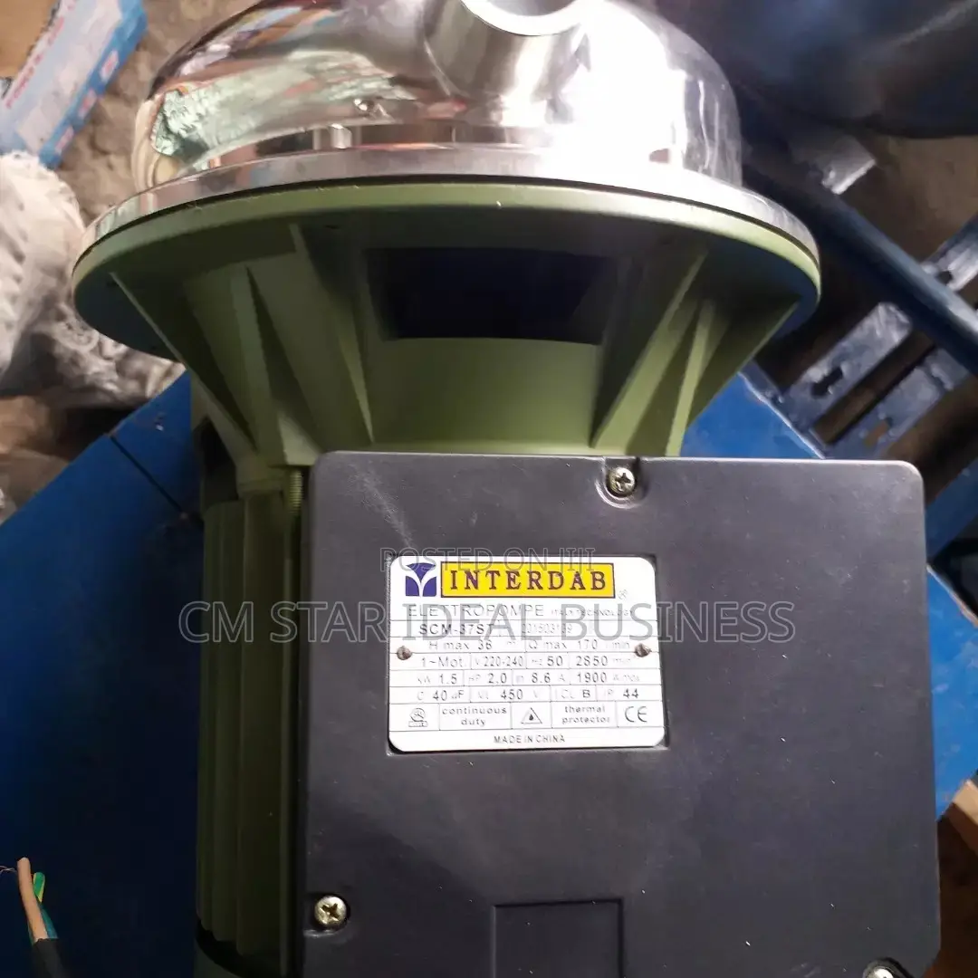 Interdab Stainless Suface 2hp Pump