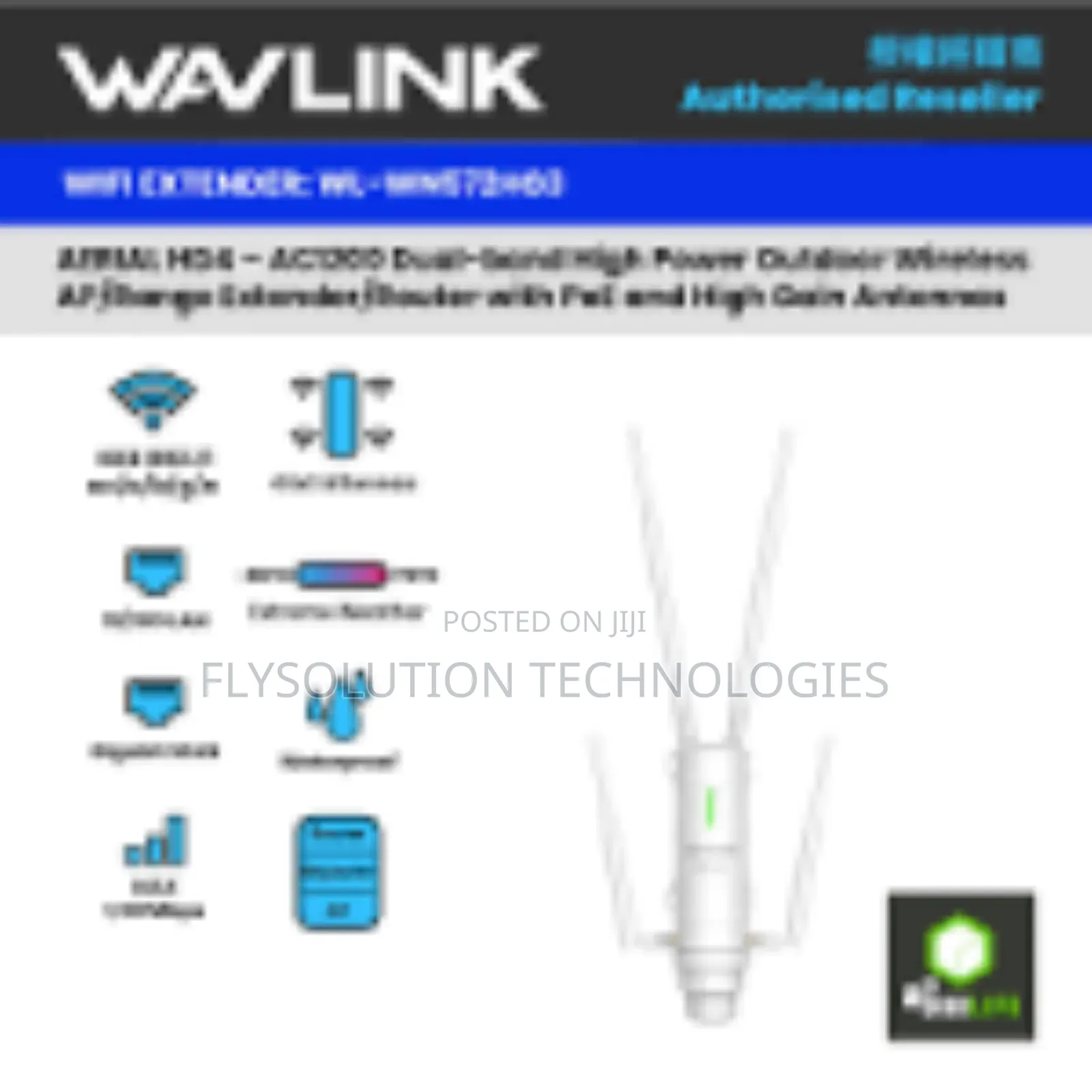 Wavlink Ac1200 Dual Band High Power Outdoor Router Extender