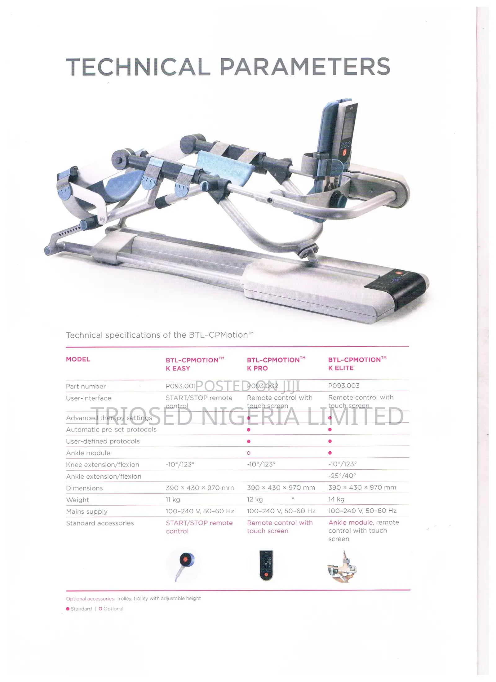 BTL Continuous Passive Motion (CPM)