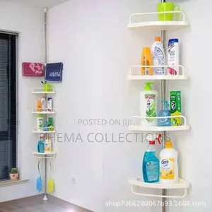 4 Step Multipurpose Corner Bathroom Shelf