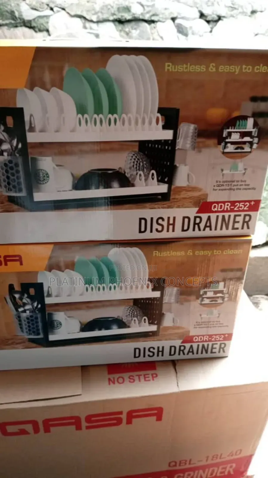 Qasa 2 Step Dish Drainer