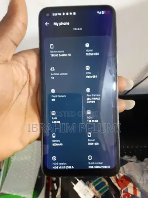 Tecno Camon 18i 128 GB Blue