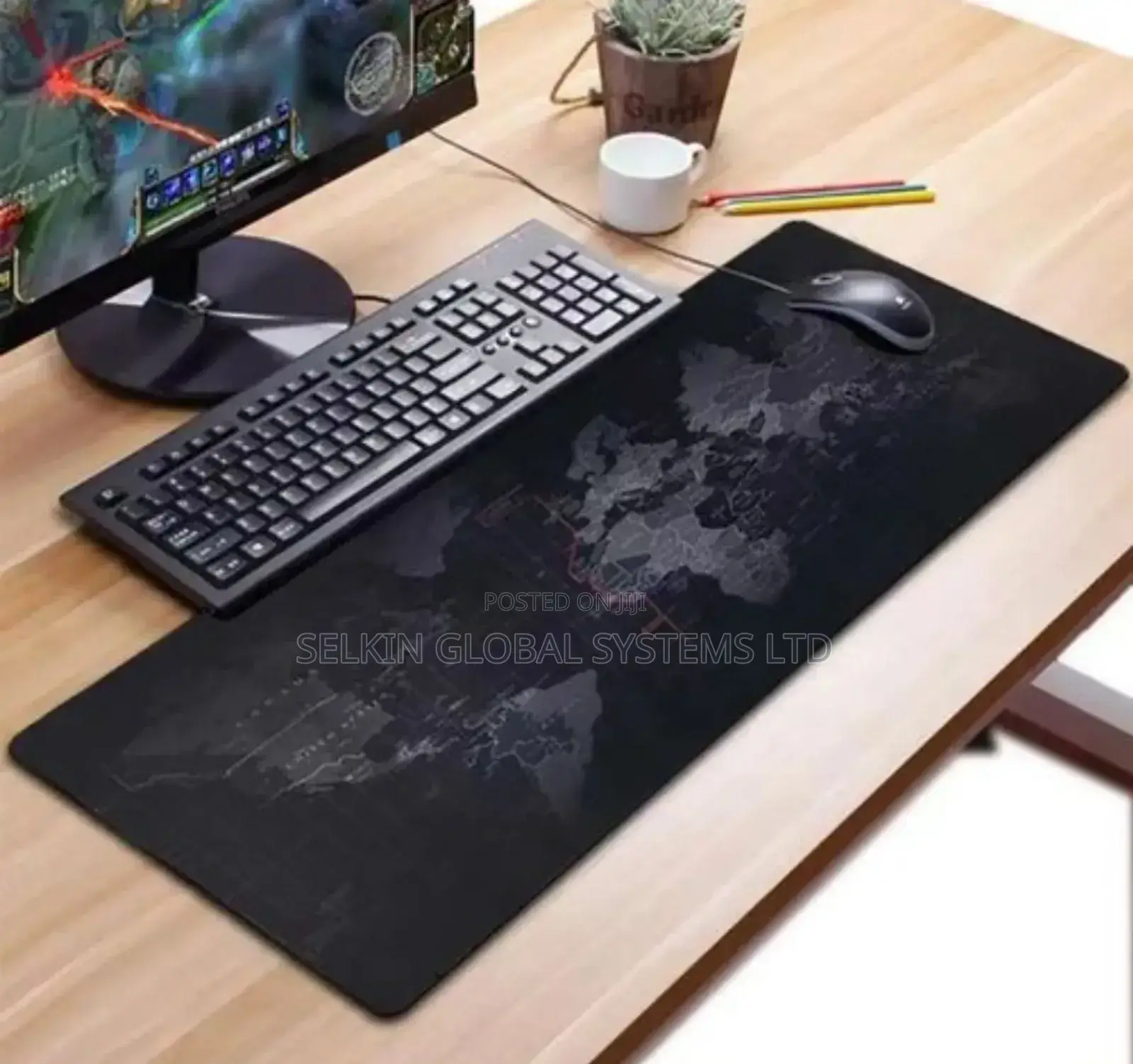 Classical Desktop Mat for Keyboard and Mouse