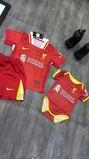 Photo - Liverpool 2024/25 New Home Shirt for Baby and Kids