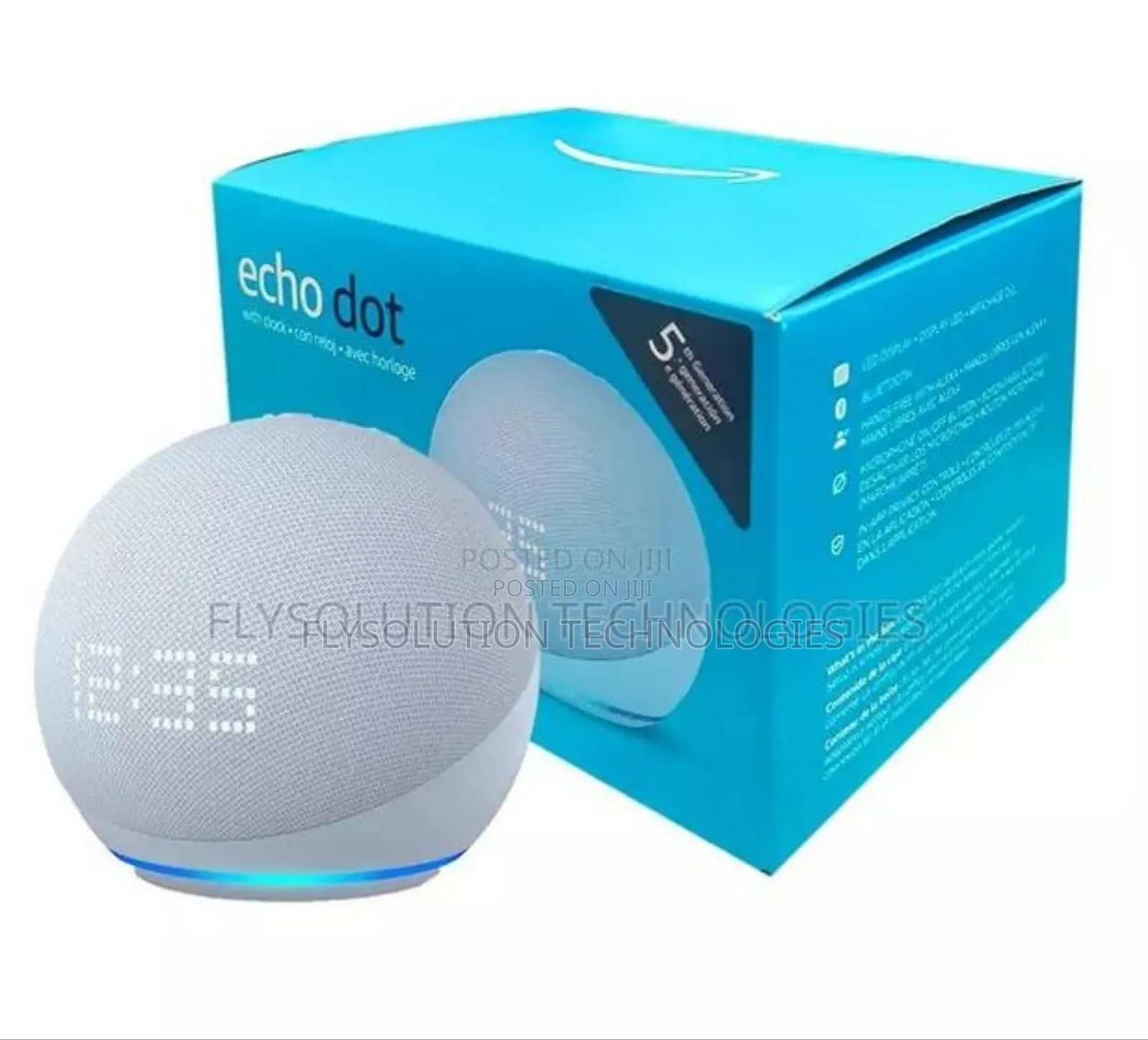 Alexa Echo Dot 5 Smart Speaker 5th Gen With Clock Display