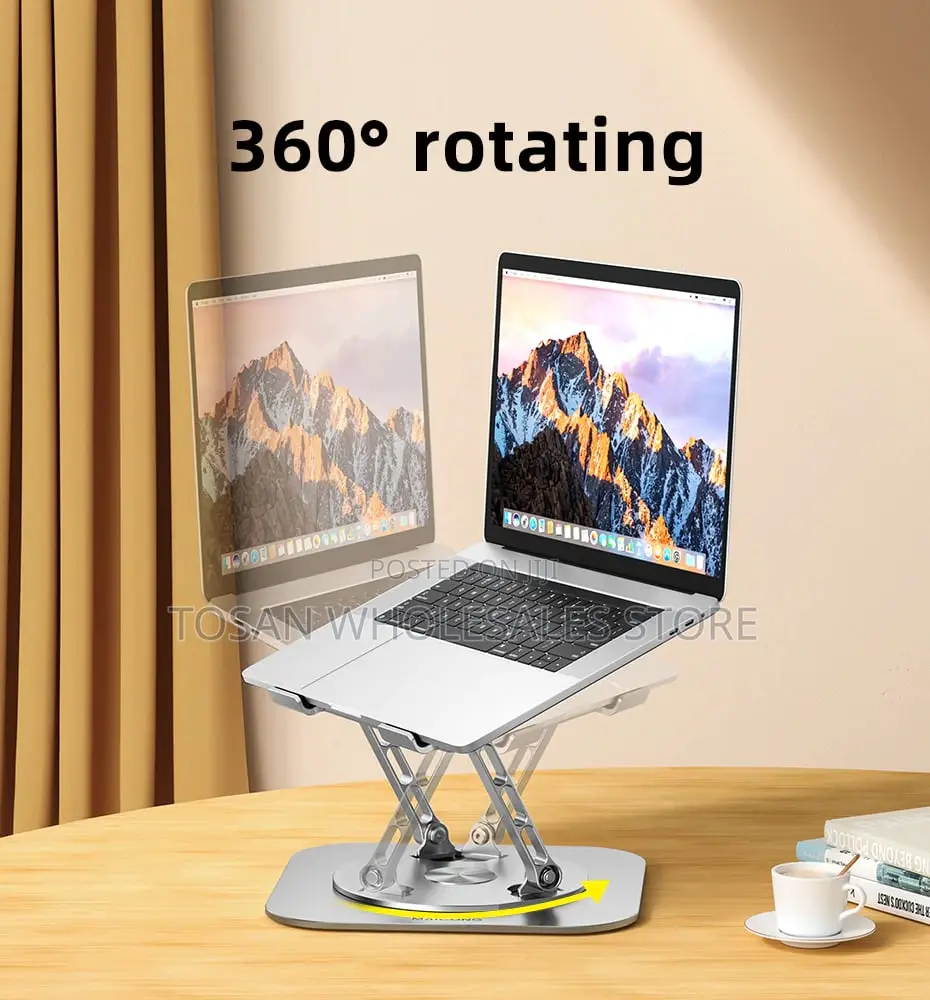 360° Adjustable Laptop Stand – Premium Ergonomic Design