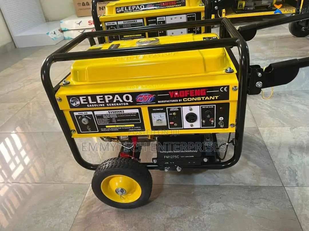Elepacq Gasoline Yellow Generator