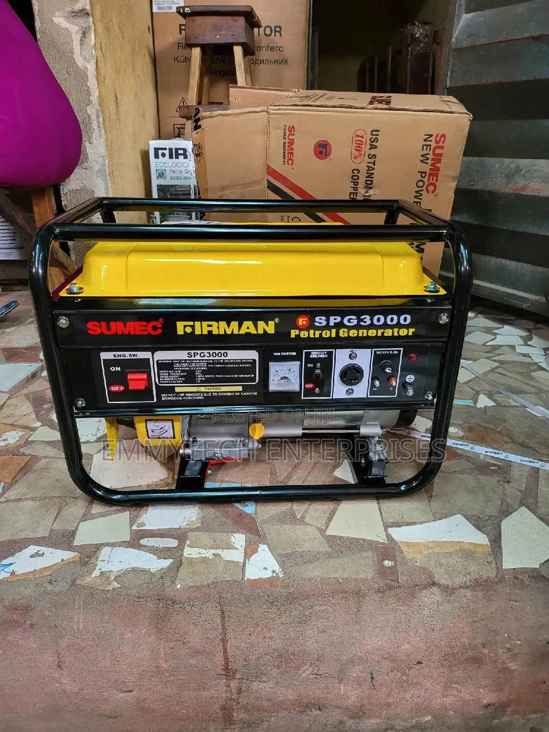 Sumec Firman Generator Set 100% Copper Wire Generator 3.5kva