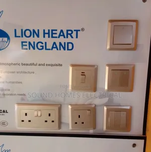 Lion Heart Gold Switches and Sockets