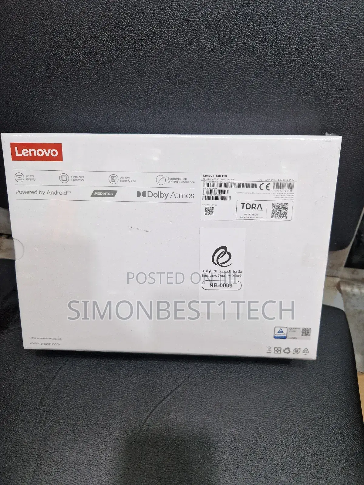 New Lenovo Tab M11 128 GB Gray