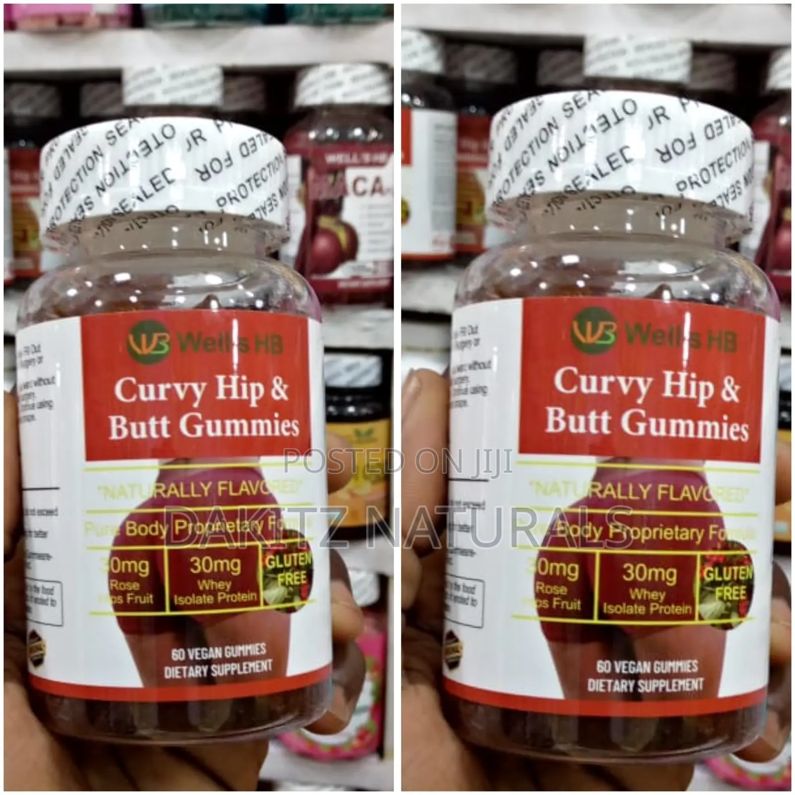 Wells Hb Curvy Hip Butt Gummies