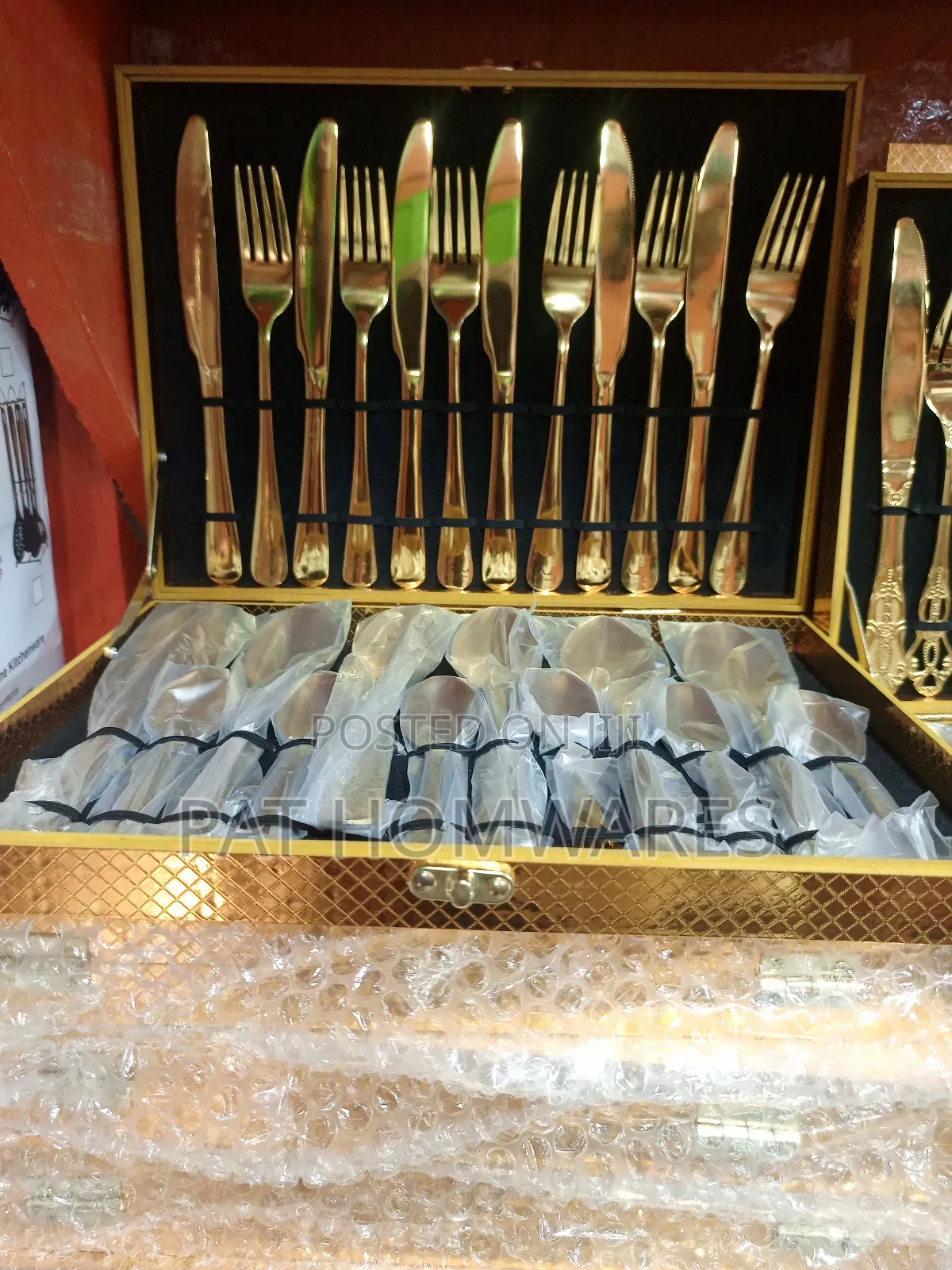 Gold Spoon Set 24 Pieces