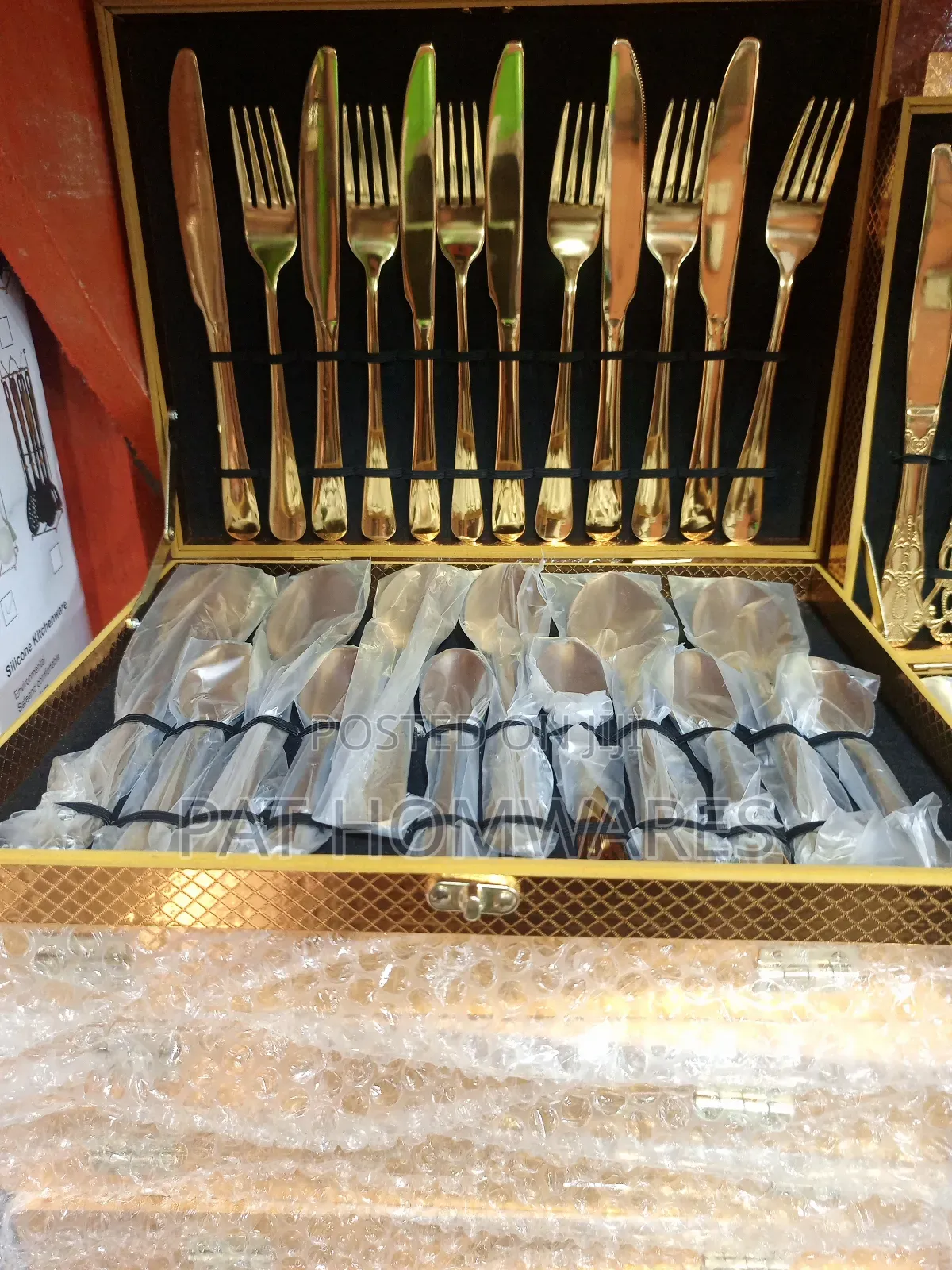 Gold Spoon Set 24 Pieces
