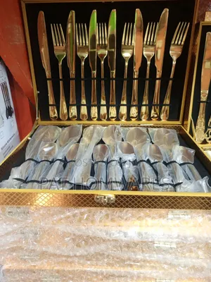 Gold Spoon Set 24 Pieces